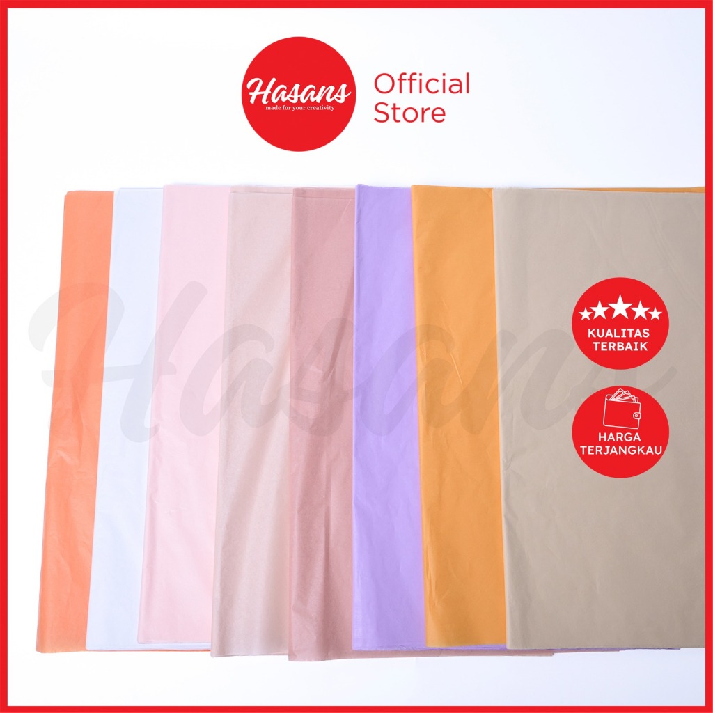 

[40 Lembar] Kertas Buket Bunga Warna Polos / Flower Wrapping Kraft Paper Colour / Kraft Paper Plain