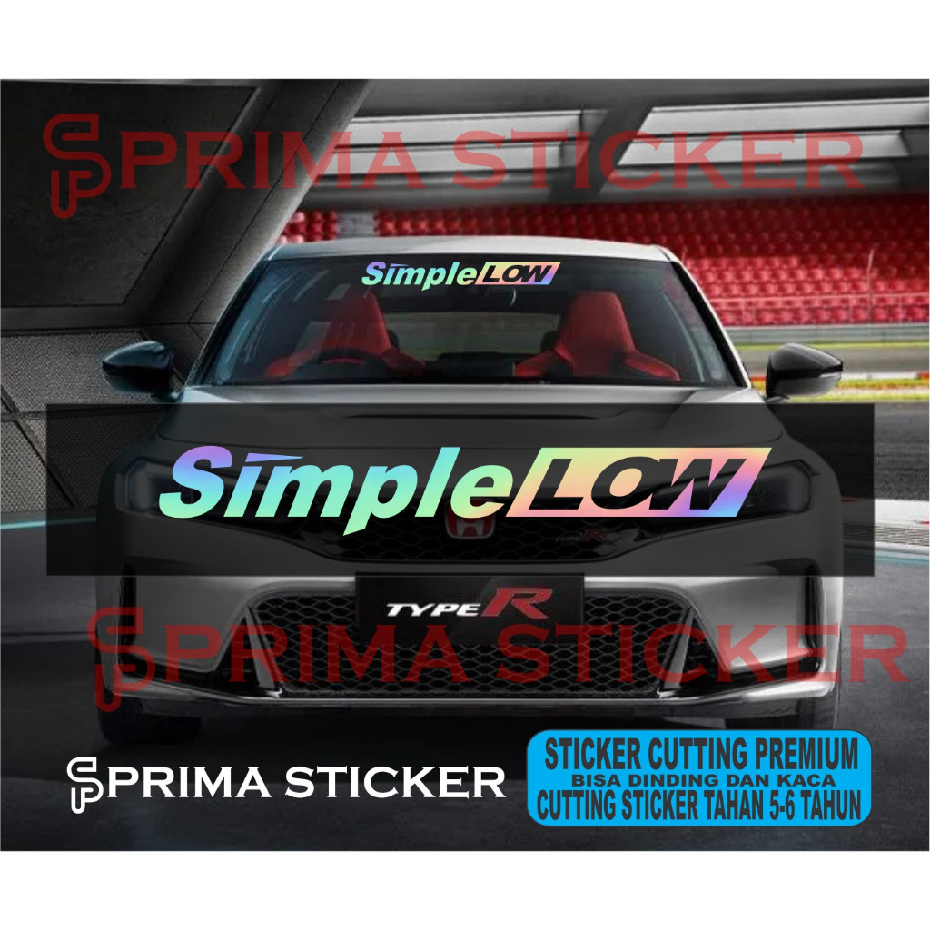 promo stiker kaca depan mobil all tipe simple low stiker kaca depan mobil honda suzuki toyota ford d