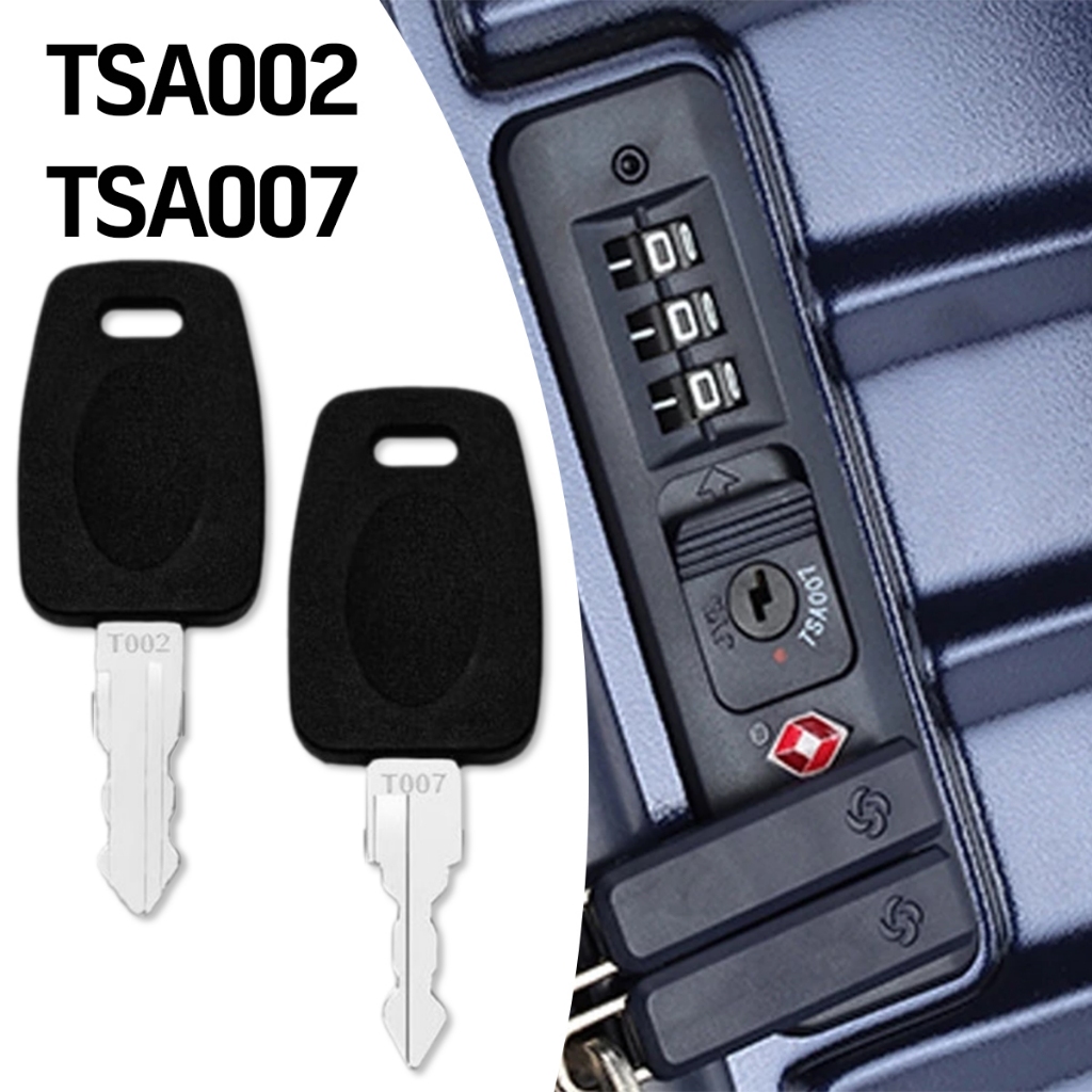 kunci koper tsa TSA002&TSA007 Master Key Gembok Kode Kombinasi Koper TSA 002 007