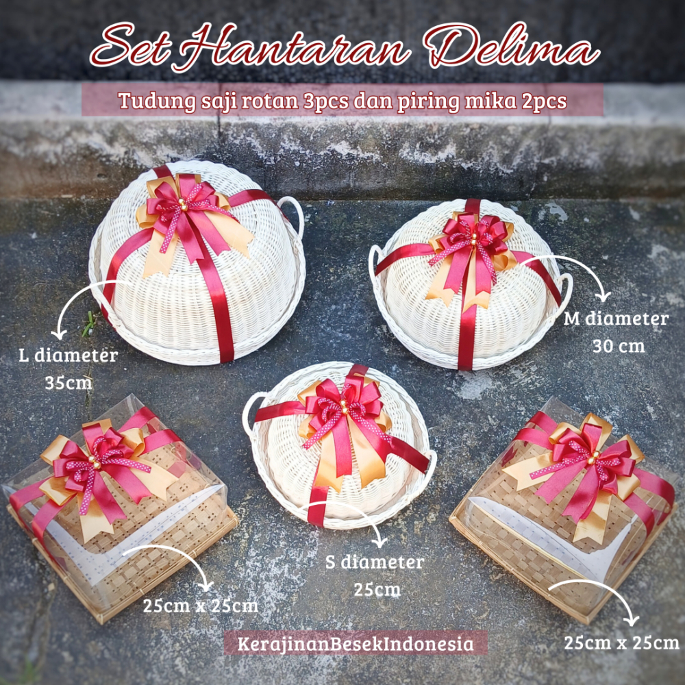 

SET HANTARAN DELIMA BONUS PITA CANTIK Box seserahan pernikahan lamaran unik murah hampers souvenir