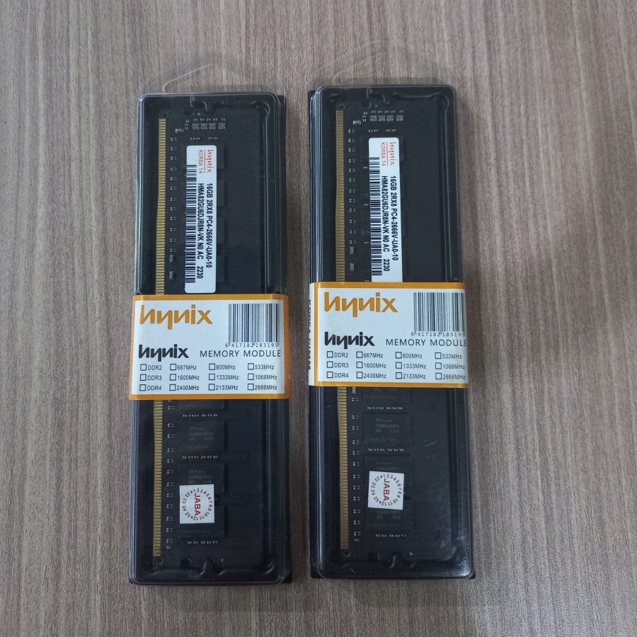 RAM Hynix Longdimm 8gb 16GB Single DDR4 3200MHz 3200