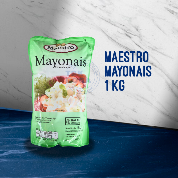 

Maestro Mayonais ( 1 Kg ) Saus Mayo Mayonaise Light Kurang Lemak
