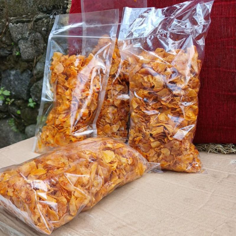 

Keripik Singkong Bumbu rujak Balado padang pedas manis asli racikan bumbu