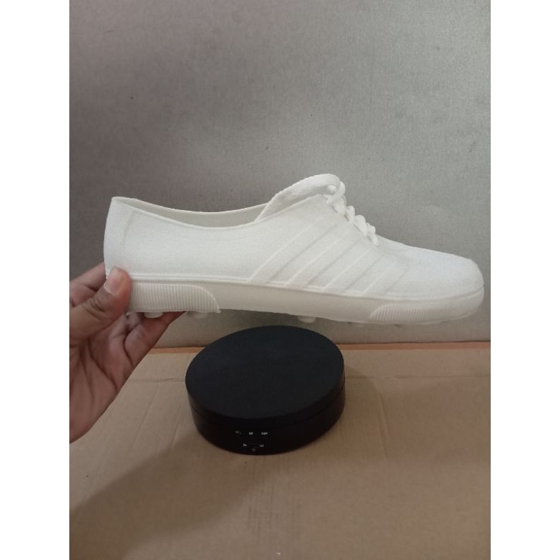 SEPATU KARET 100% AP PUTIH
