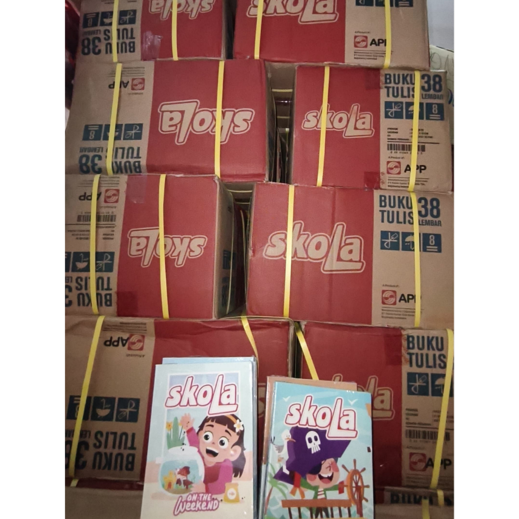 

BUKU TULIS SKOLA BY SIDU ISI 38 LEMBAR (1 KARTON ISI 320 BUKU)
