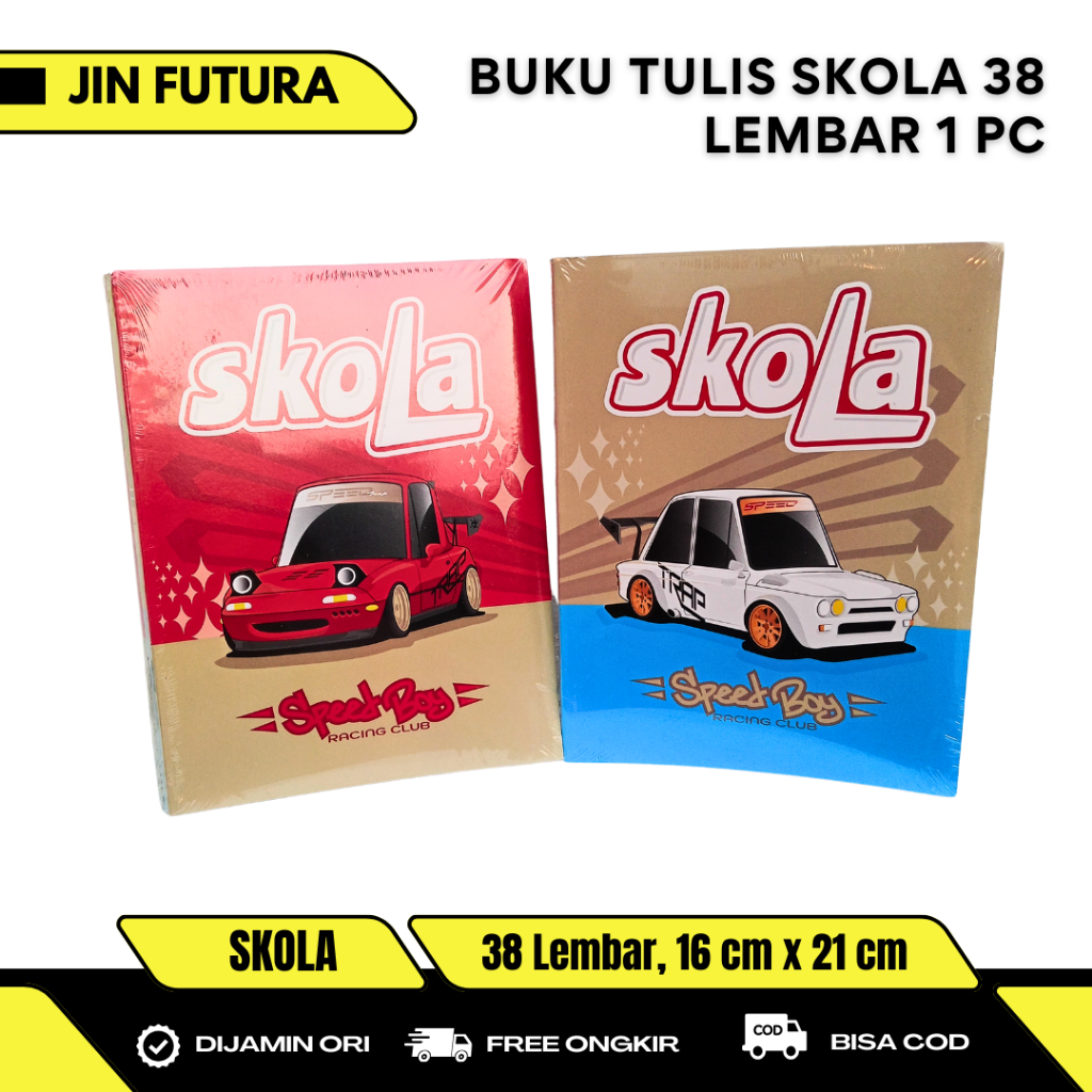 

Skola - Buku Tulis 38 Lembar Skola by Sidu 1 pc