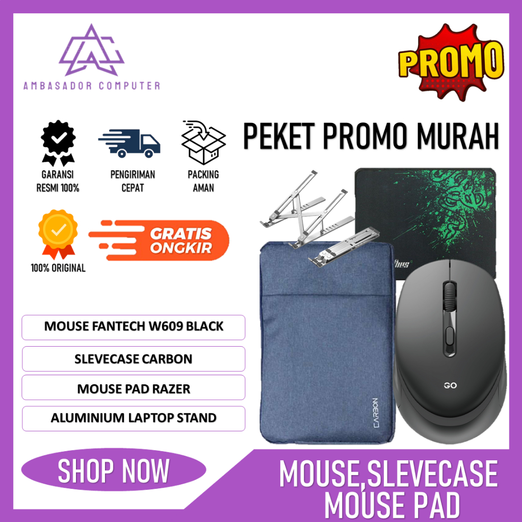 MOUSER WIRELESS MURAH PAKET LENGKAP