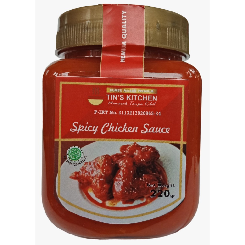 

Spicy Chicken Sauce Saus Spicy Ayam Tins Kitchen 220gr