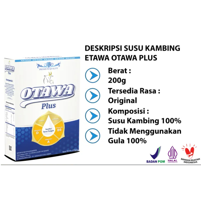 

AHM Susu Kambing Otawa Plus: untuk Meningkatkan Imunitas Mendukung Pertumbuhan