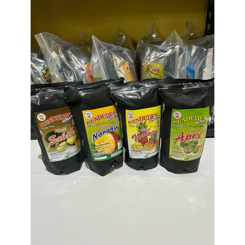 

paket 100gr keripik apel, nangka, nanas, salak