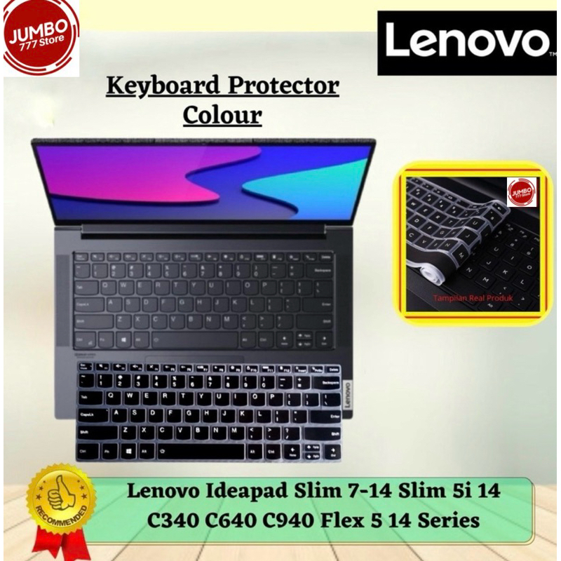 Keyboard Protector Lenovo Ideapad Slim 7-14 Slim 5i 14 C340 C640 C940 Flex 5 14 Series warna