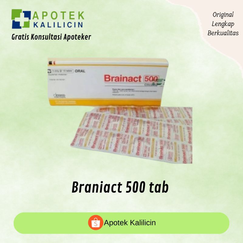 BRAINACT 500 MG CITICOLINE BOX 30 TABLET