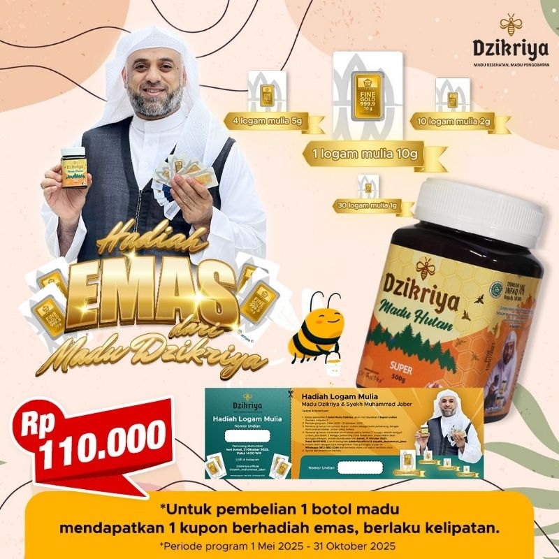 

Madu Dzikriya Hutan Super Manis