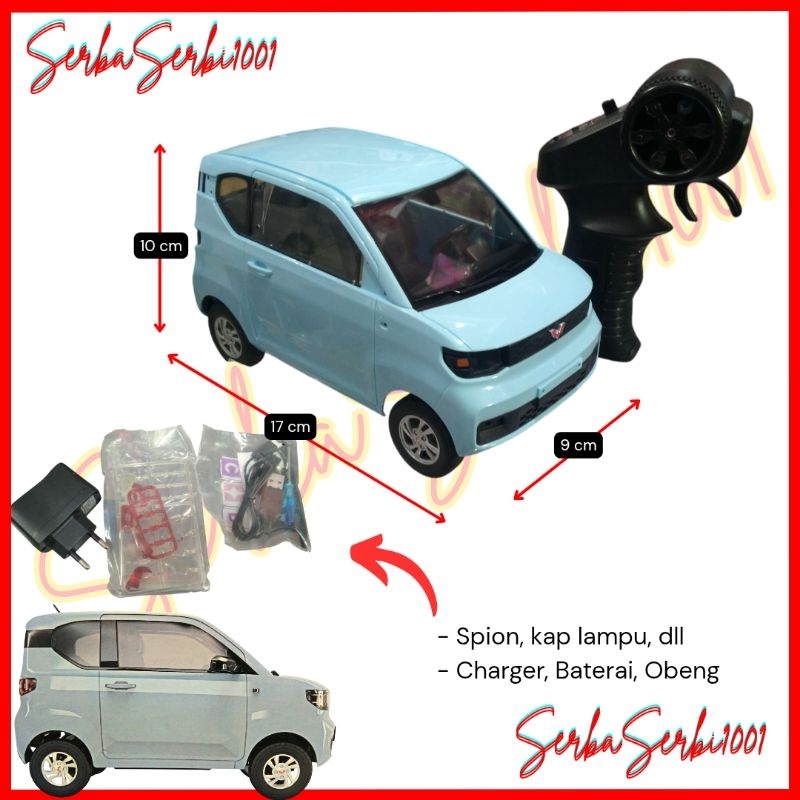 REMOTE CONTROL WUILING MINI EV / MOBIL LISTRIK / RC MOBIL LISTRIK WULING