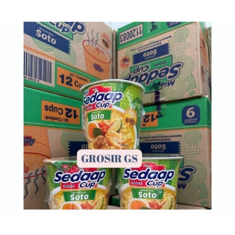 

MIE SEDAAP CUP 1 PCS / ALL VARIAN / GORENG dan KUAH Berhadiah handphone atau TV atau saldo dana bila beruntung