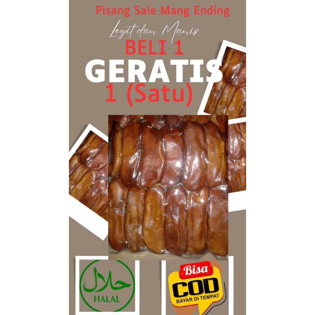 

COD Sale Pisang Basah Camilan jadul Legit manis