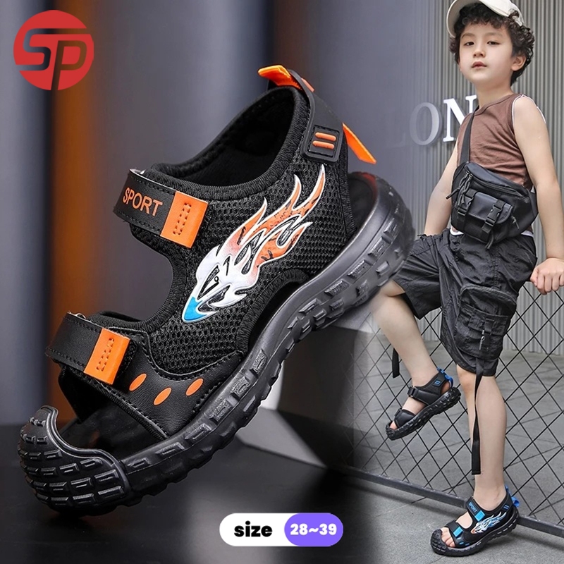 Sandal Anak Laki-laki Sendal Gunung Sport sepatu anak import Fashion Sport Sepatu Bayi Remaja