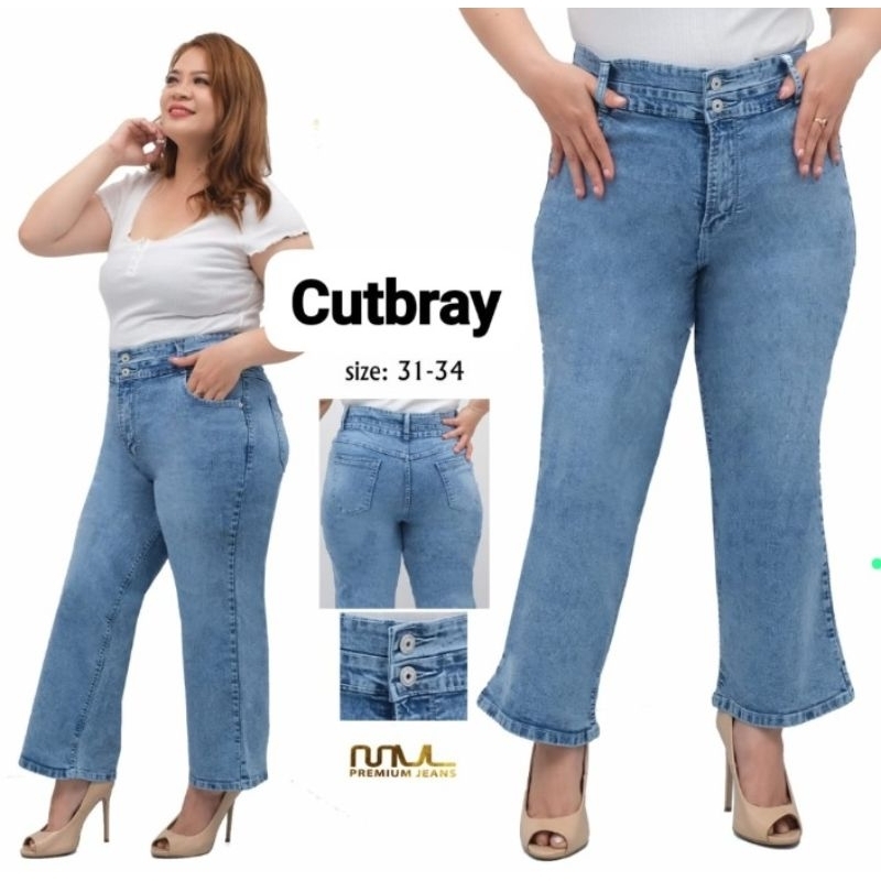 CELANA CUTBRAY JEANS WANITA TERBARU / HIGHWAIST DENIM LOOSE HANGOVER VOL. 2 / CUTBRAY BY GAUDY / CEL
