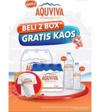 

Aquviva 700ml 1slop( bonus kaos beli 2slop)