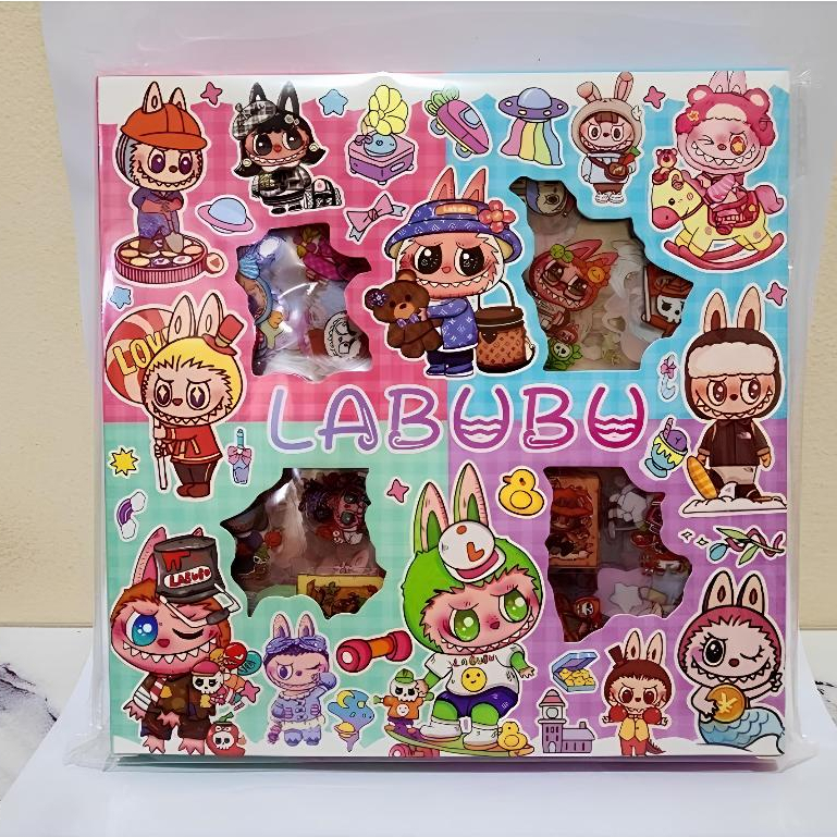 

Stiker Labubu Viral Kawaii Sticker No Repeat Sticker Sanrio Kuromi My Melody Sticker Aesthetic 2D Anti Air |Bahan PET |Stiker Botol |Stiker Hp / Stiker Karakter Kartun Lucu