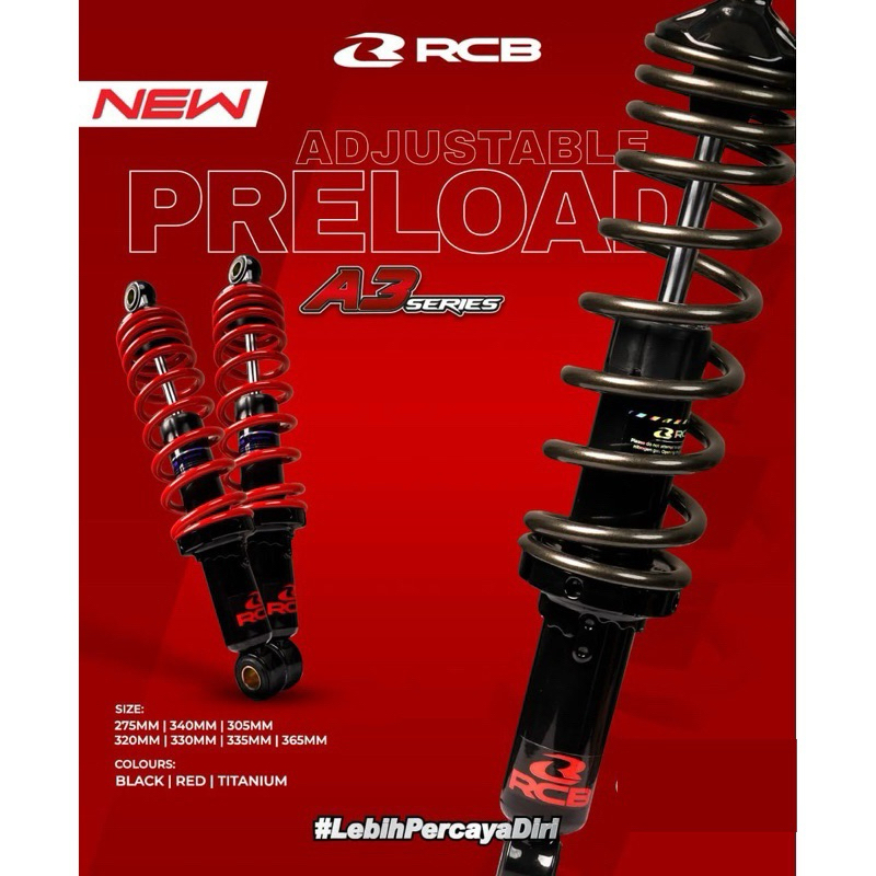 SHOCK RCB A3 SERIES 305 MM BEAT , SCOOPY KARBU