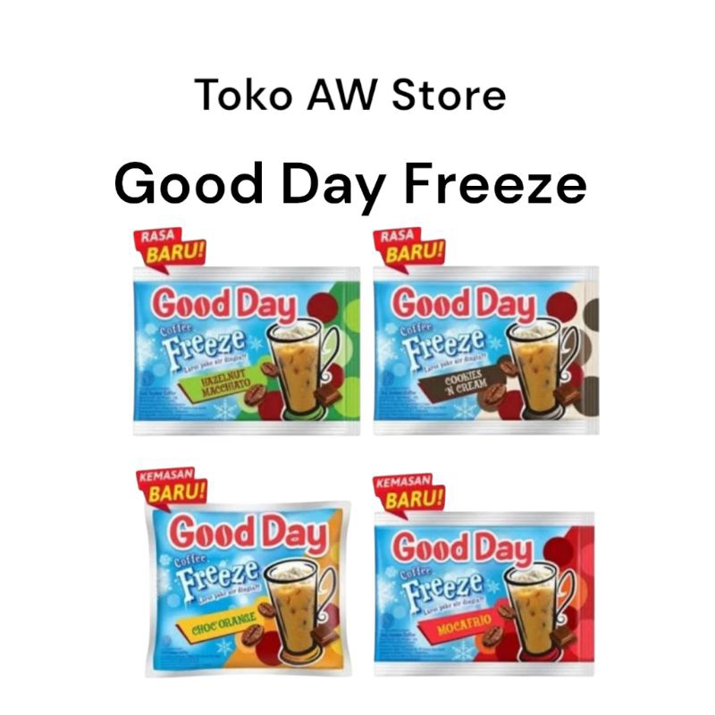 

Kopi Good Day Coffee Freeze 5 sachet x @30 gram l Kopi Instan Minuman