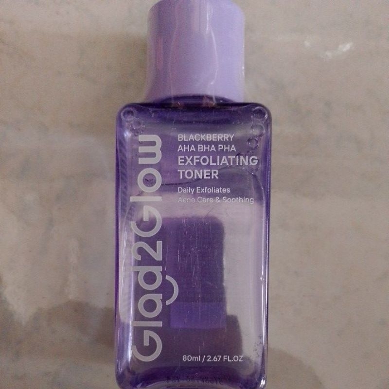 Glad2Glow Exfoliating Toner Blackberry