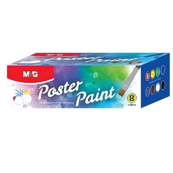 

M&G POSTER PAINT 40ML 6COLOUR ASSORTED APL976R4 - 10037609/APL976R4