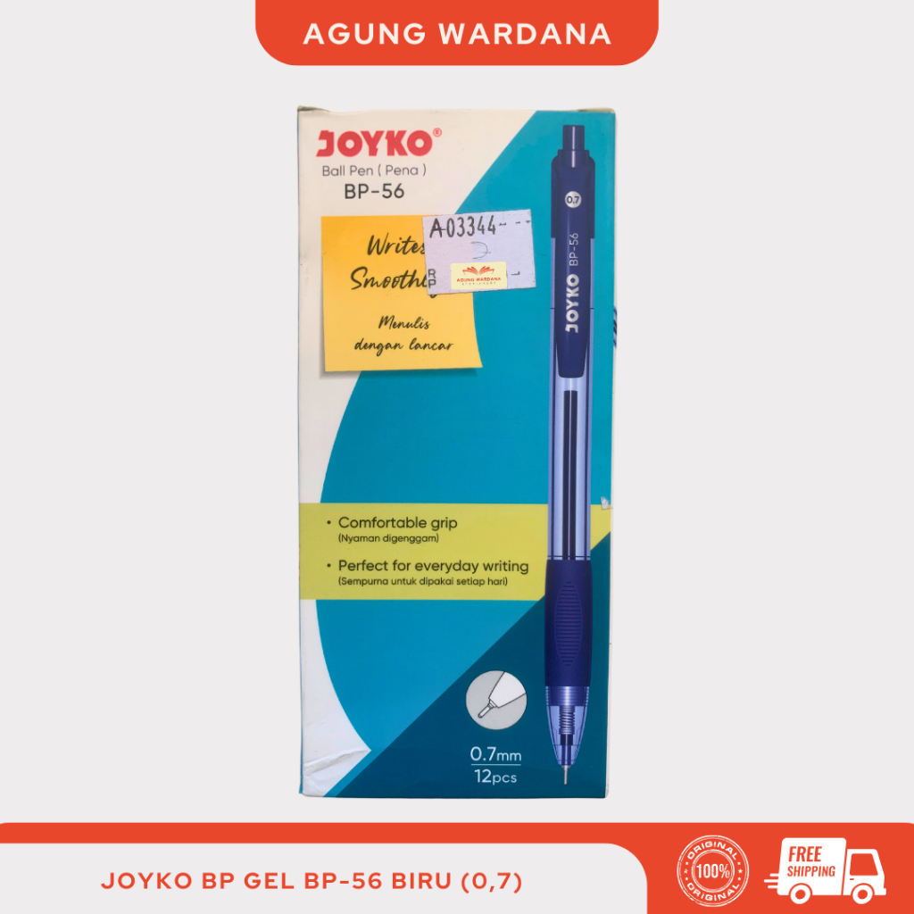 

BOLPOIN BIRU JOYKO BP GEL BP-56 0,7MM
