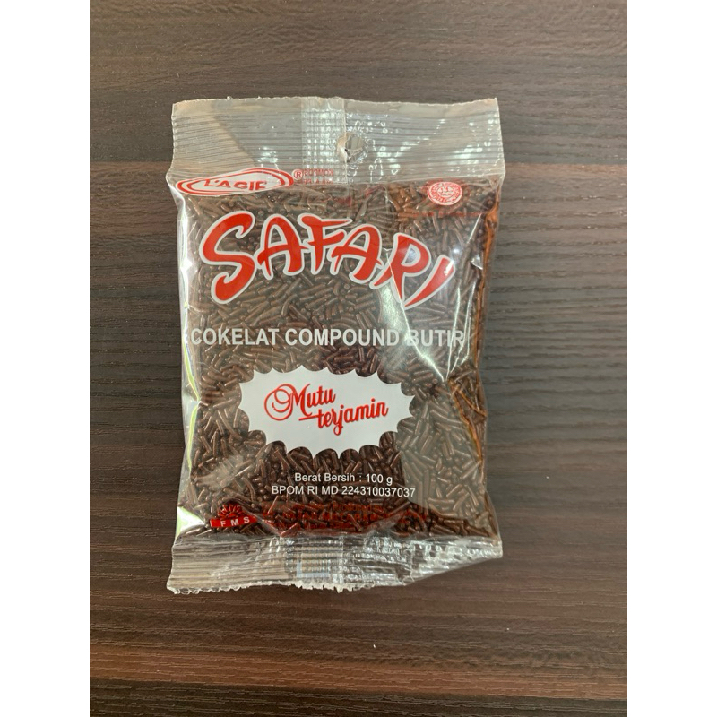 

Meses Coklat Safari Lagie 100gr