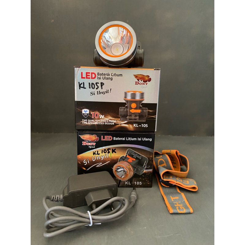 DONY KL-105 Senter Kepala Dony KL 105 Si Unyil Cas Siunyil Dony head Terang Murah