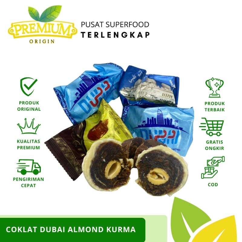 

Coklat Kurma Almond Dubai 300gr