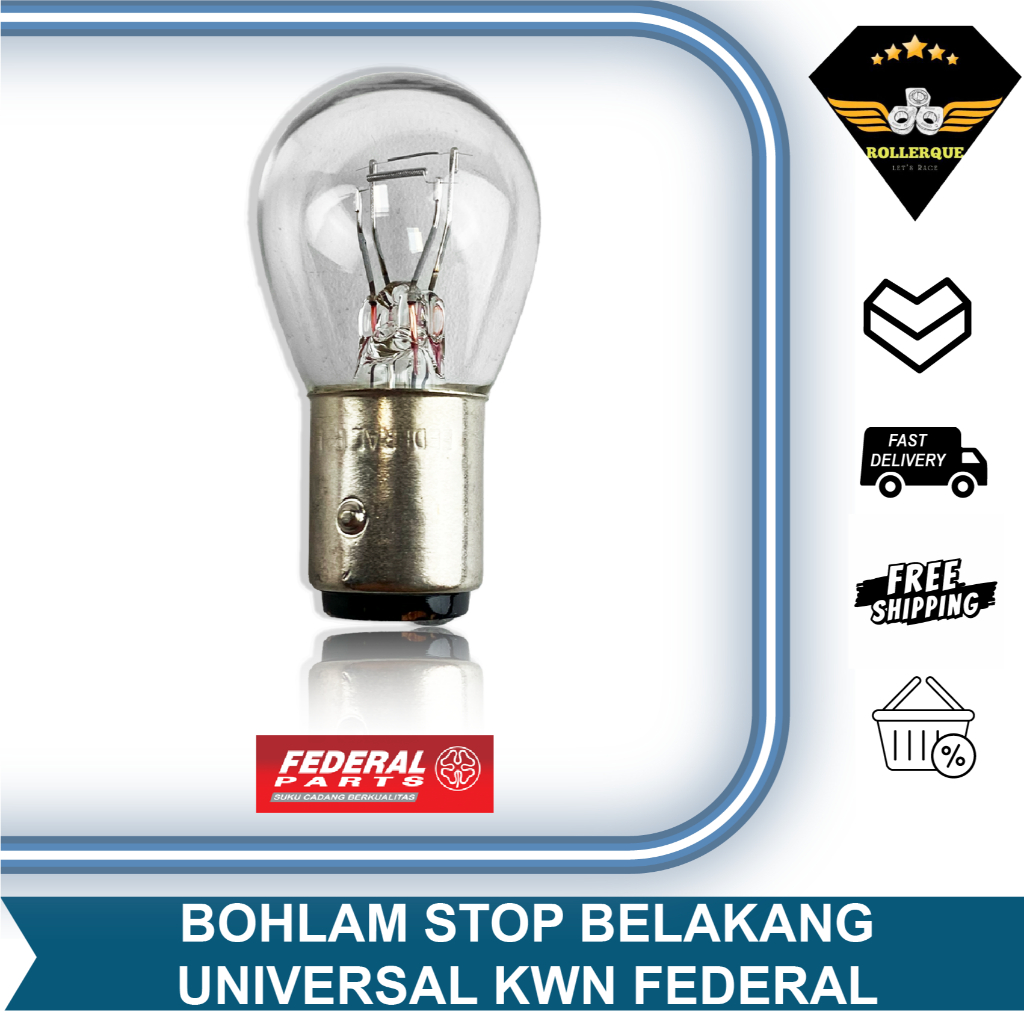 Lampu Bohlam Belakang Stop Motor Beat Genio Deluxe Scoopy Spacy Vario PCX ADV 110 125 150 160 12V 21