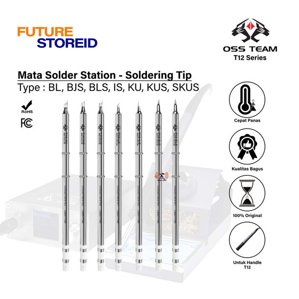 Mata Solder OSS TEAM T12 Series Mata Solder Gagang T12 - Soldering Tip T12 Handle