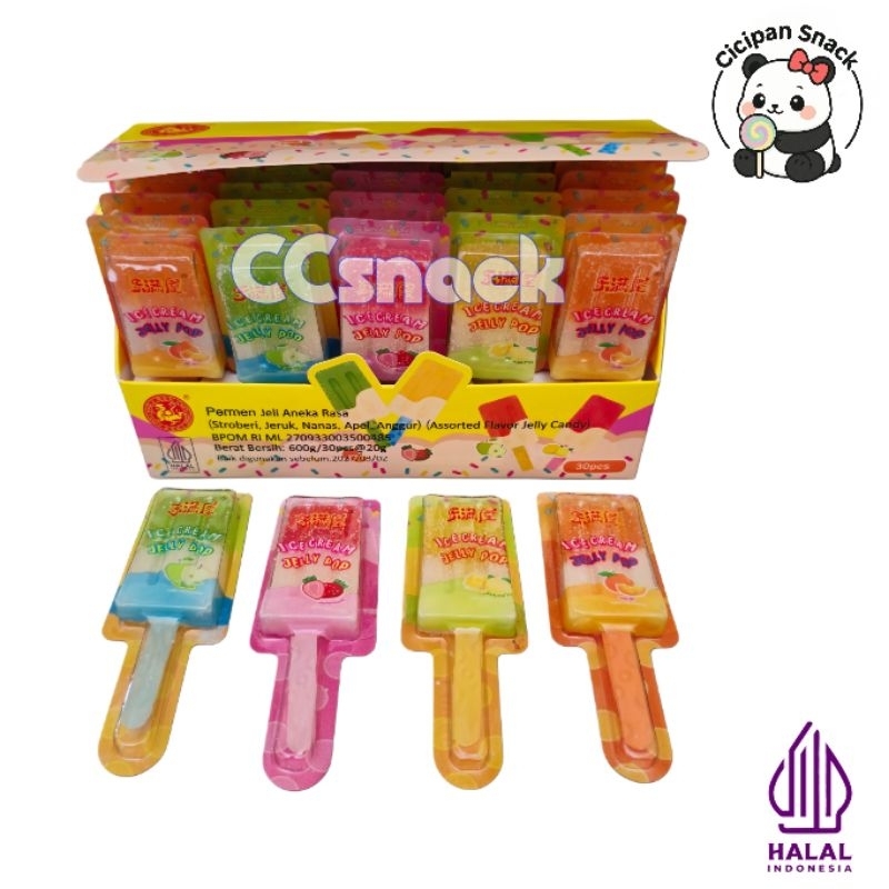 

CLJ ICE CREAM JELLY POP BOX ISI 30