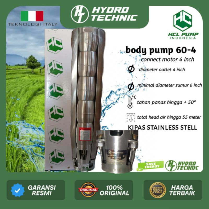pump body/kipas submersible hcl pump 60-4