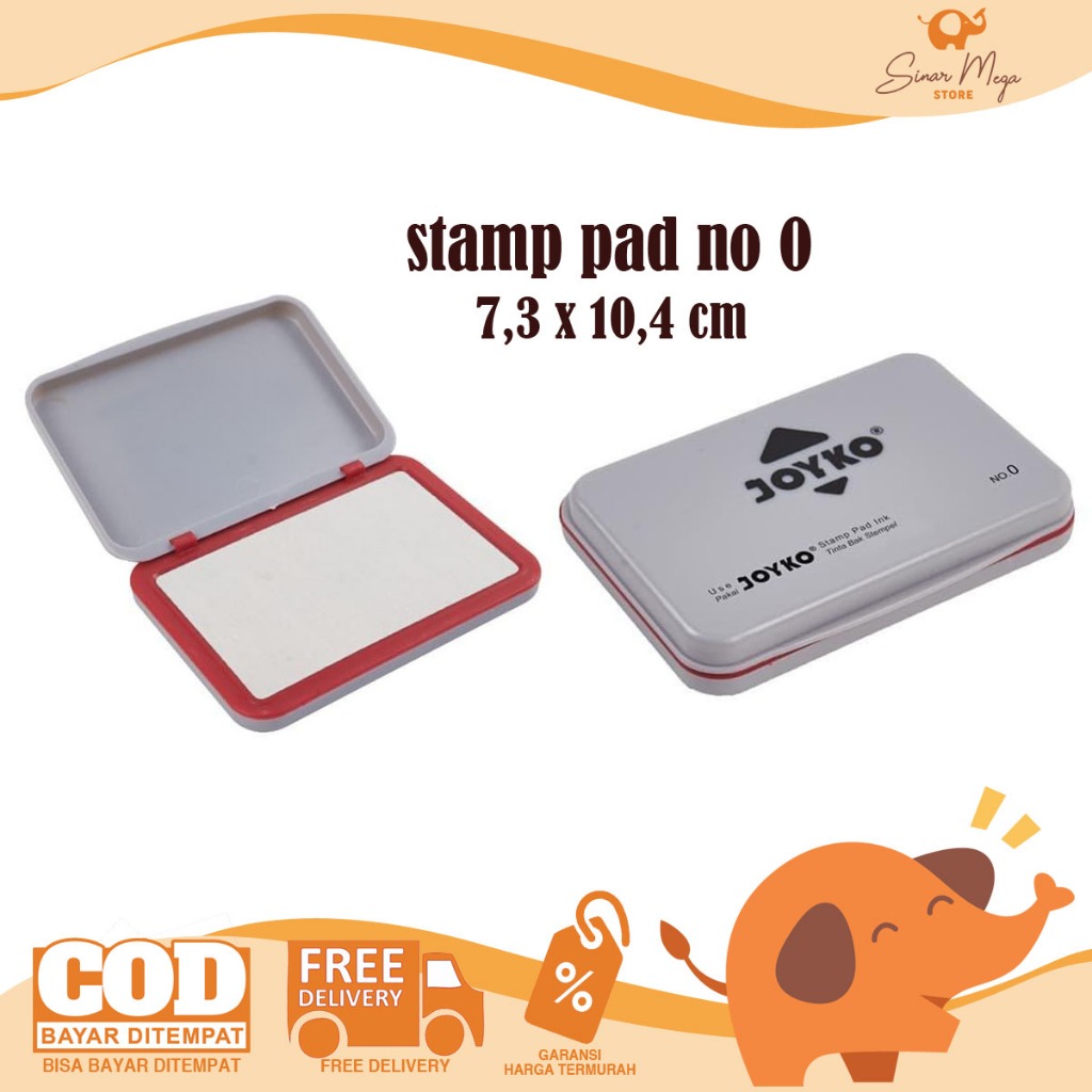 

Joyko Stamp Pad Standard No. 0 / Bak stempel