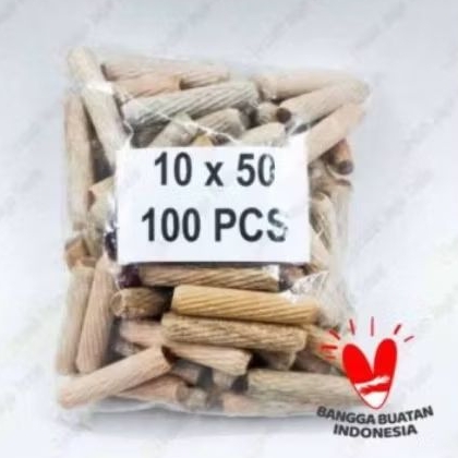 

(SG) Dowel kayu ulir 6 mm panjang 30 mm- dowel kayu stik diameter 6mm panjang 3cm 6×30