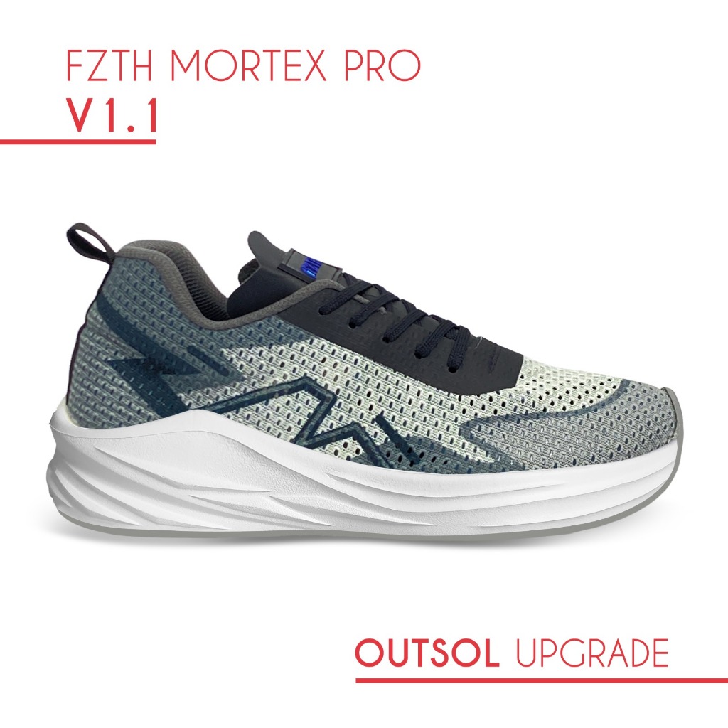 Sepatu Running Fzth Mortex Pro Sneakers Casual Sport Shoes_LIGHT GREY