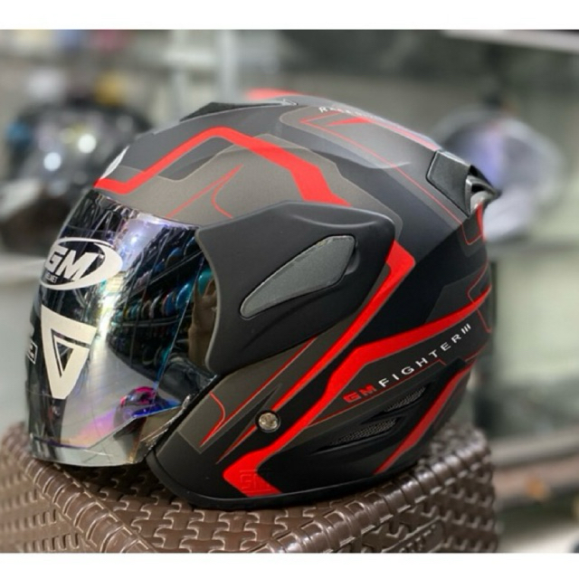 Helm Fighter Motif Keren