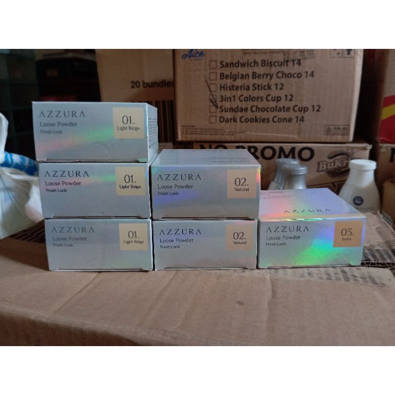 Azzura Loose Powder Wajah Azura Bedak Tabur Muka 30g (Expired 2026)