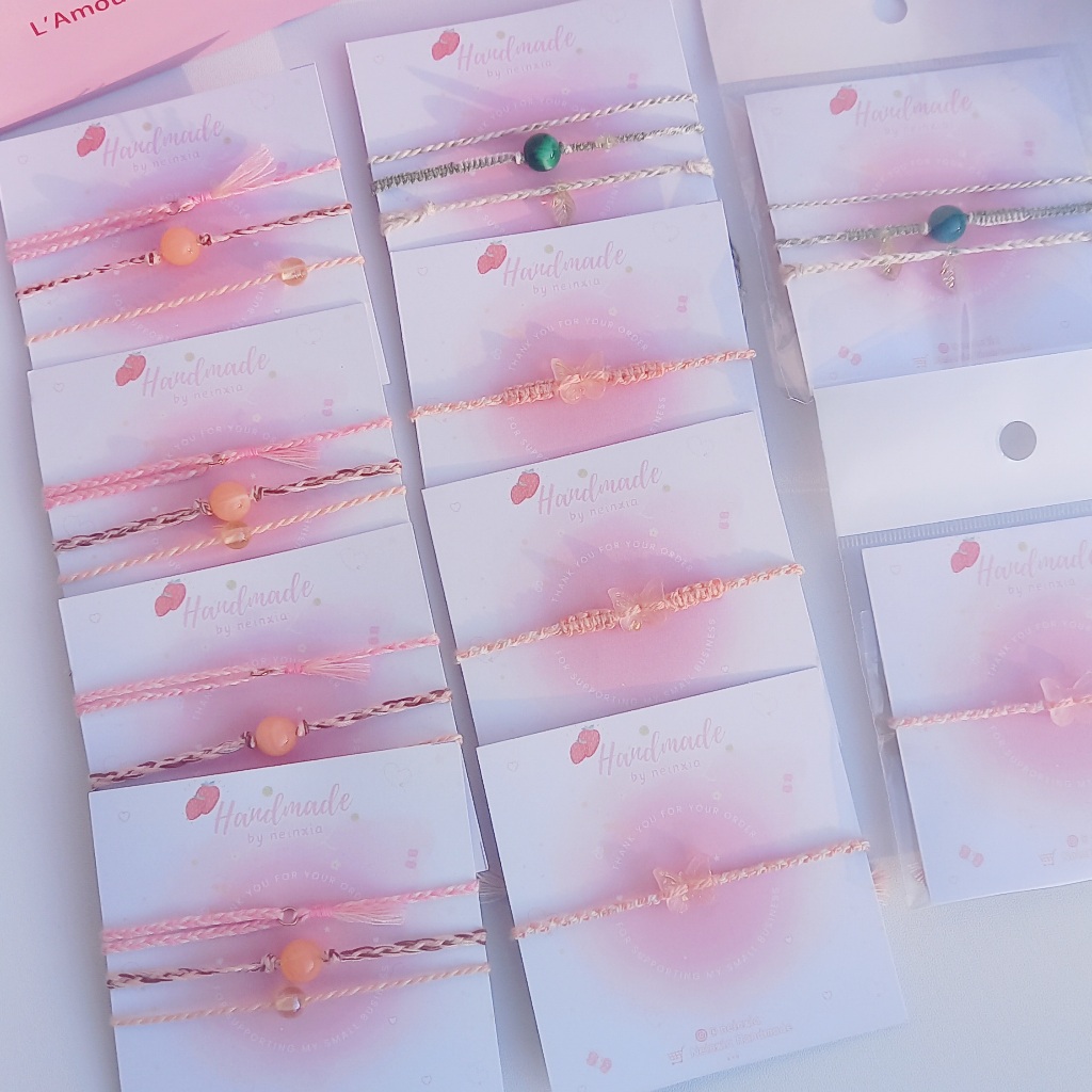 Gelang Tali Cantik Aesthetic. Gelang Couple. Gelang Friendship