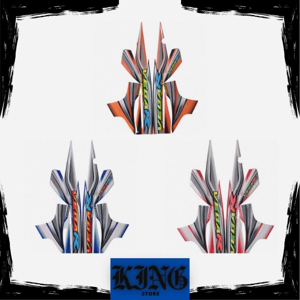 Stiker Striping Yamaha Vega R 2005 - List Stiker Standar Vega R 2005 - Striping Standar Vega R 2005