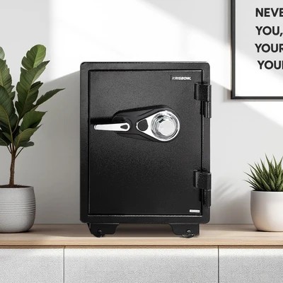 Krisbow Brankas Tahan Api Besar Seri Yb-600alp-c 47 cm x 48 cm x 47 cm