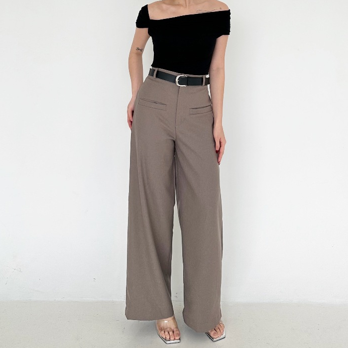 Tometoh | Jema Pants Celana Basic Wanita Kulot Formal