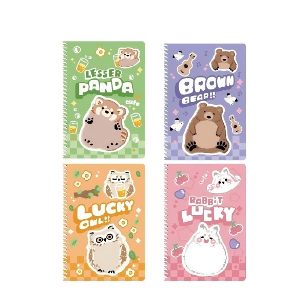 

M&G NOTEBOOK A5 60S LINE SOFT ANIMALS DC024 - 10037497/APNDC024