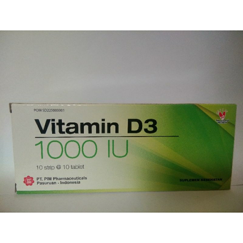 VITAMIN D3 1000IU /STRIP