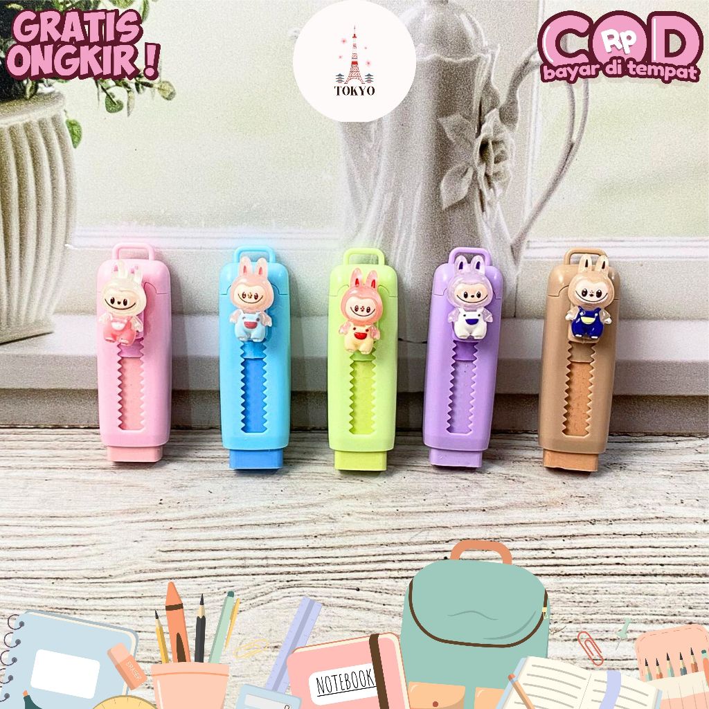 

Penghapus Model Cutter Labubu Perlengkapan Sekolah Alat Tulis Stationery
