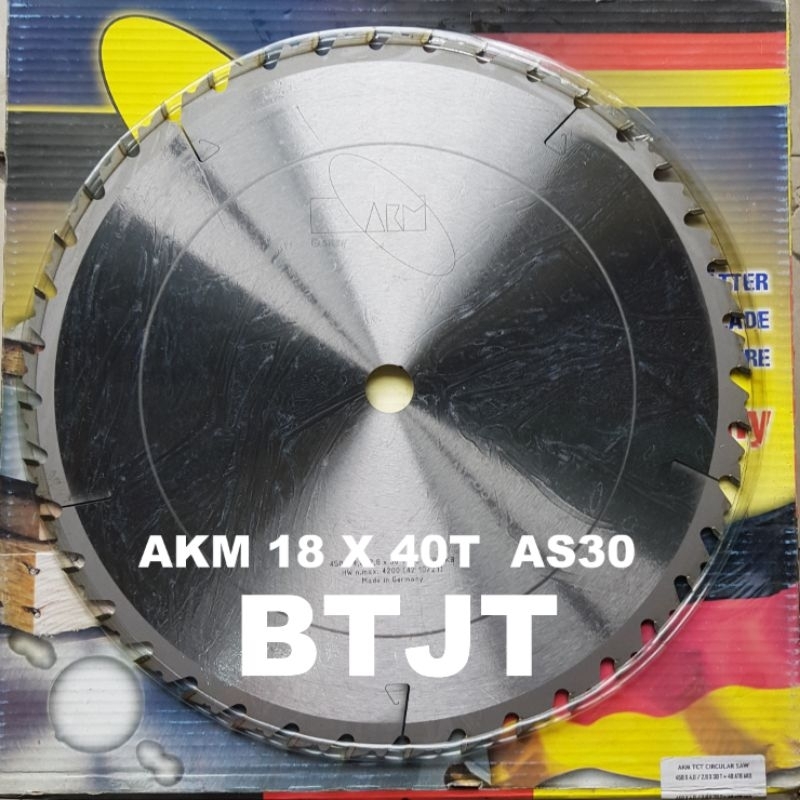 AKM PISAU GERGAJI CIRCULAR SAW BLADE 18"X 40T GIGI AKM GERMANY