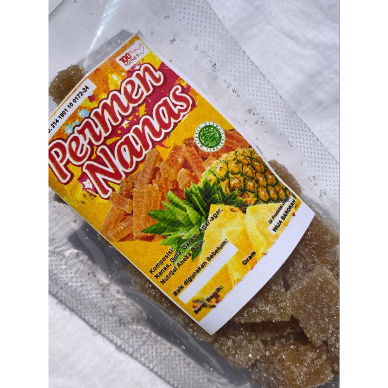 

Permen Jelly "SweetNana"– Permen klasik dengan sentuhan manis nanas